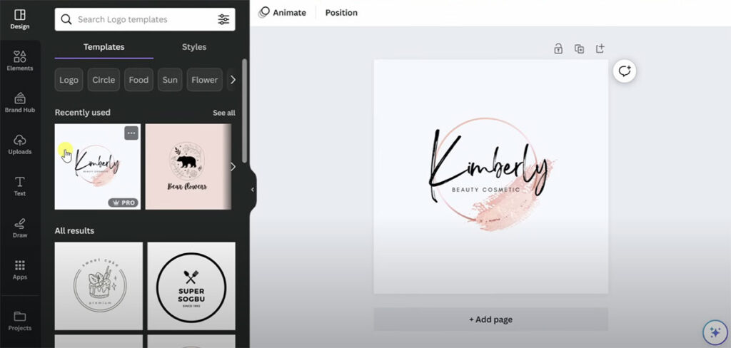 logo en canva